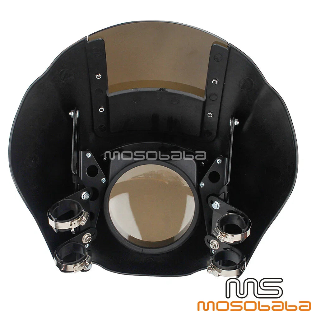 Headlight Fairing Windshield for Harley Softail FXBB Street Bob Dyna XL1200