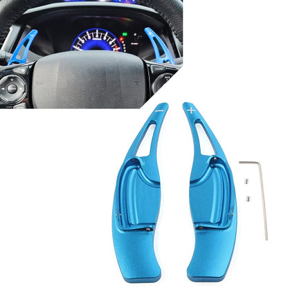 Steering Wheel Shift Paddle Shifter Extension for Honda Civic 2012-2015 Blue