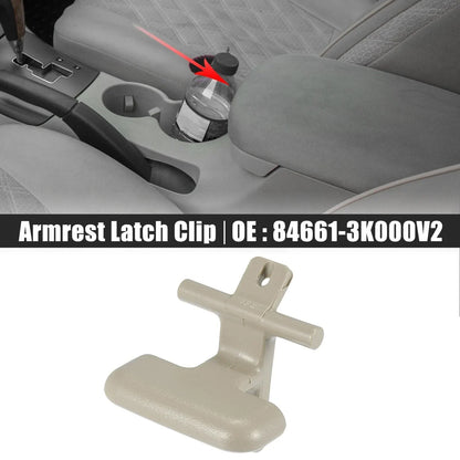 Upper Center Console Armrest Latch Clip for Hyundai Sonata (2009-2010) Beige