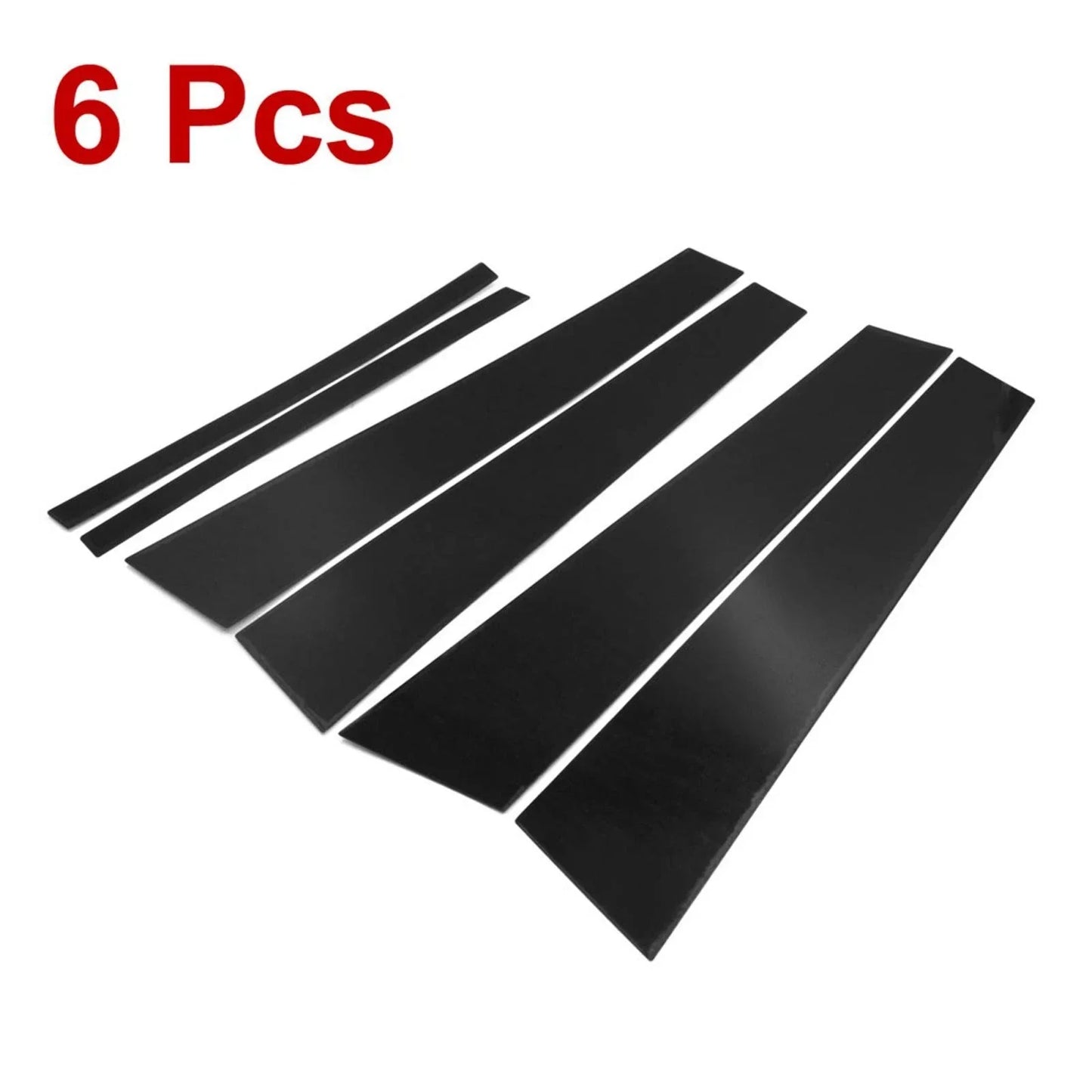 6 x Door Window Pillar Post Protector Covers for Honda Accord (2014-2018)