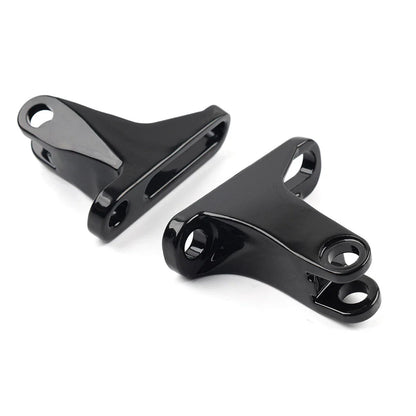 Rear Passenger Footpeg Mini Mount Black for Harley Touring Street Road Glide (93-23)