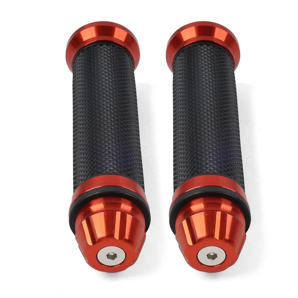 7/8" Hand Grips for Yamaha, Honda, Suzuki - Red & Black