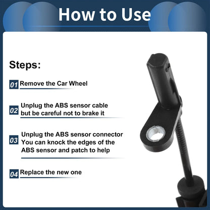 ABS Wheel Speed Sensor for Dodge Challenger Coupe (2015-2023)