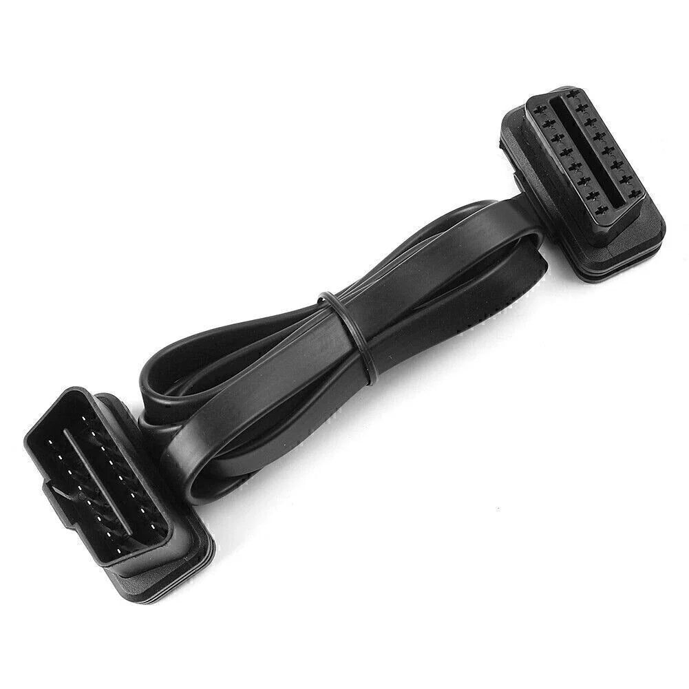 16 Pin Male to Female OBD II Cable for Car Diagnostics