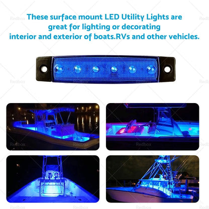 1x 12V Marine Boat LED Deck Courtesy Light