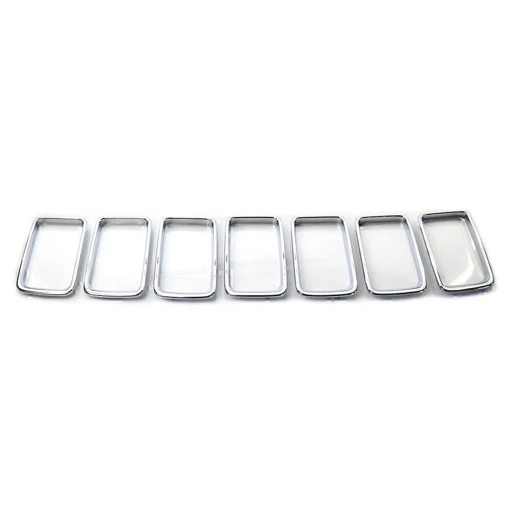 7 Pcs Front Grille Trim Cover for Jeep Grand Cherokee (2014-2016)