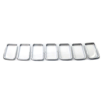 7 Pcs Front Grille Trim Cover for Jeep Grand Cherokee (2014-2016)