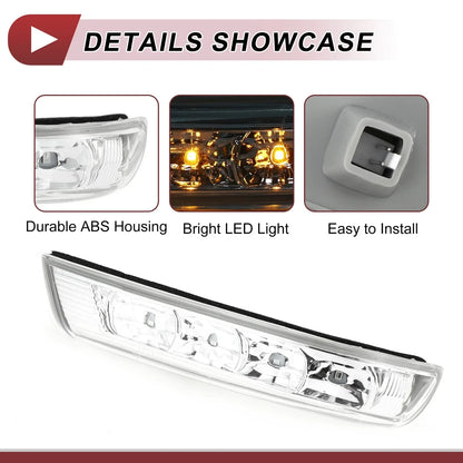 Left Mirror Turn Signal Light for Hyundai Santa Fe (2013-2018)