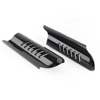 Fork Lower Leg Deflectors Shield Covers Black for Harley Touring FLHT (2000-2013)