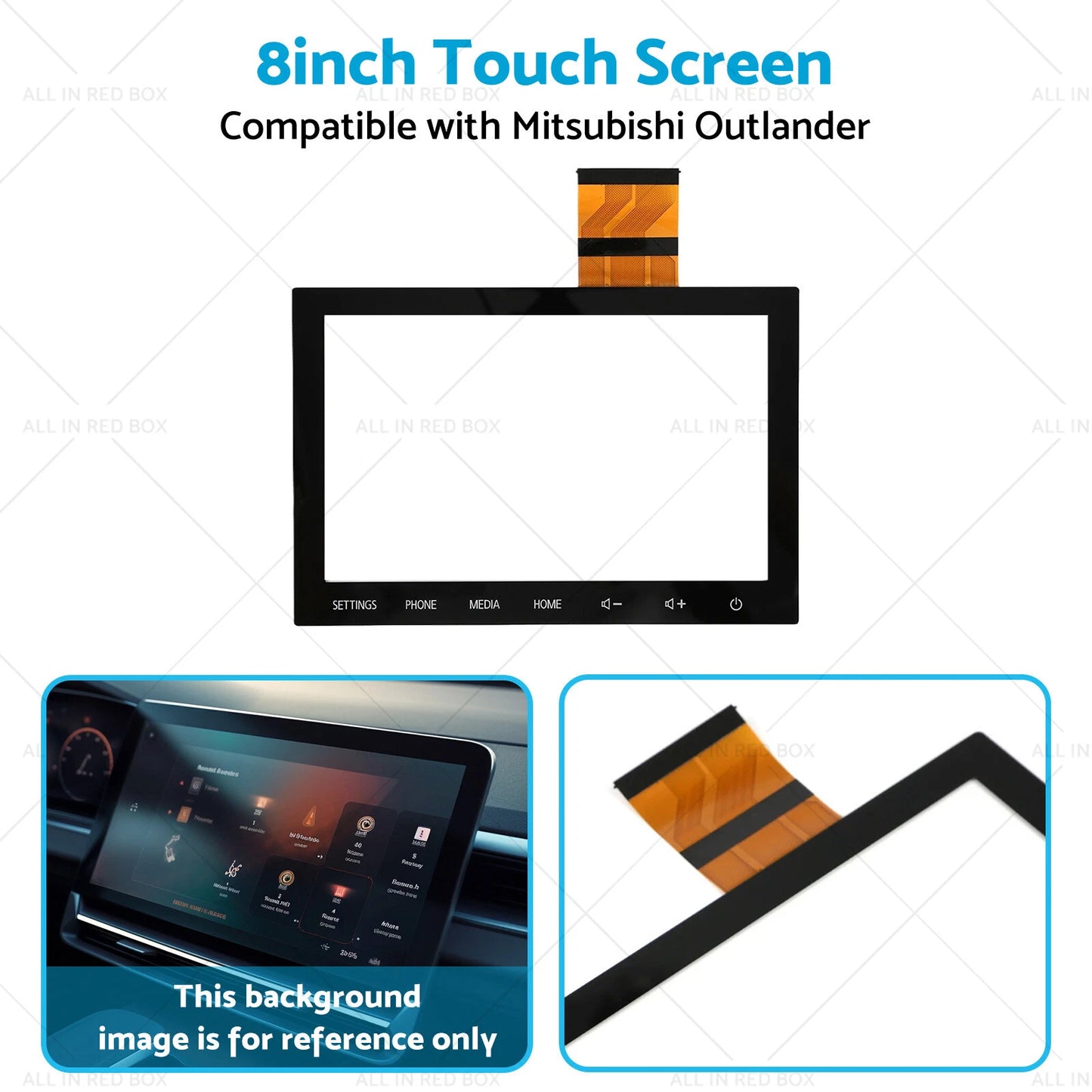 8" Touch Screen for Mitsubishi Outlander (2020-2022)