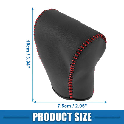 Gear Shifting Knob Cover for Hyundai Tucson 2006-2013 - Automatic Trim Black Red
