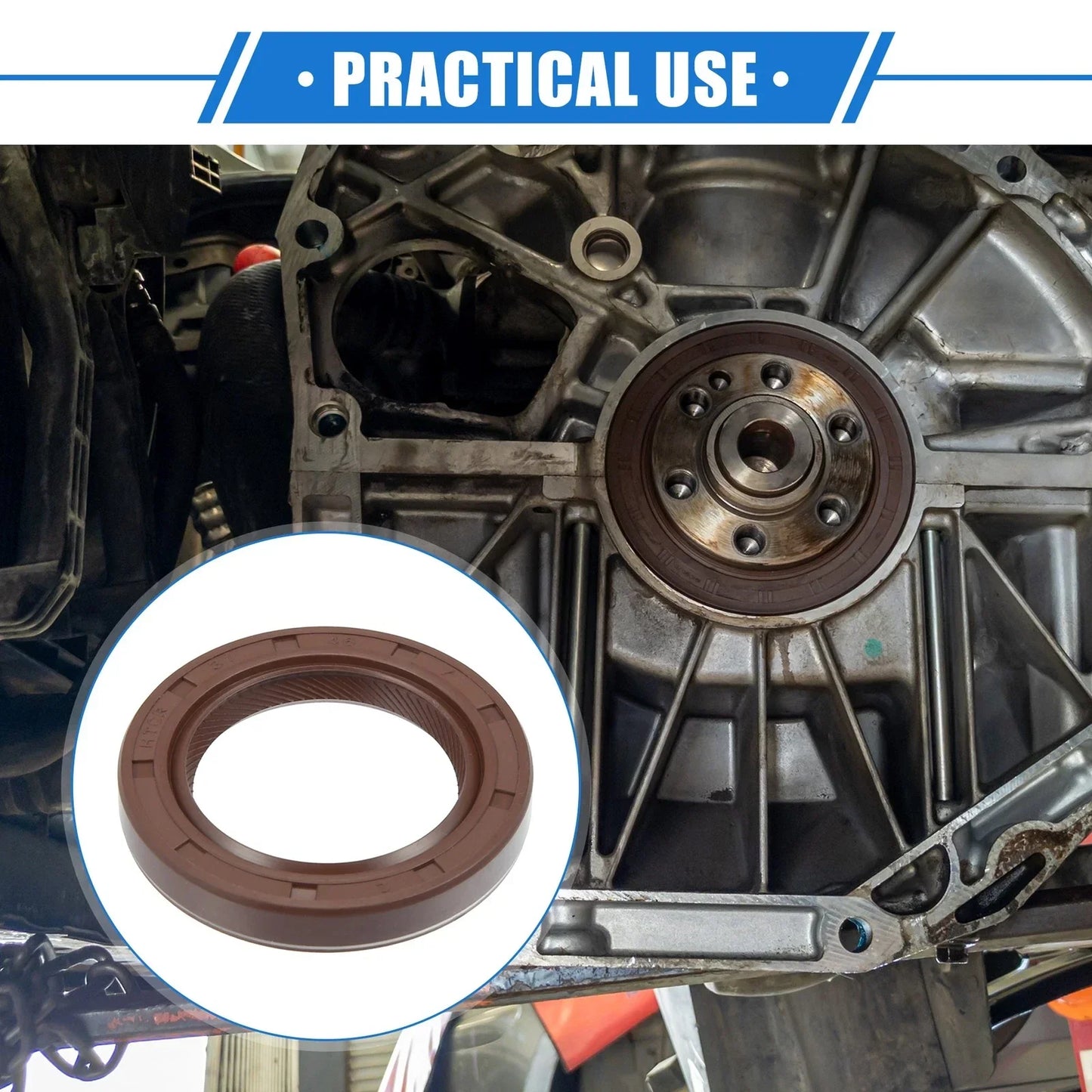 Oil Pump Crankshaft Seal for Honda Civic (1992-2000) Metal