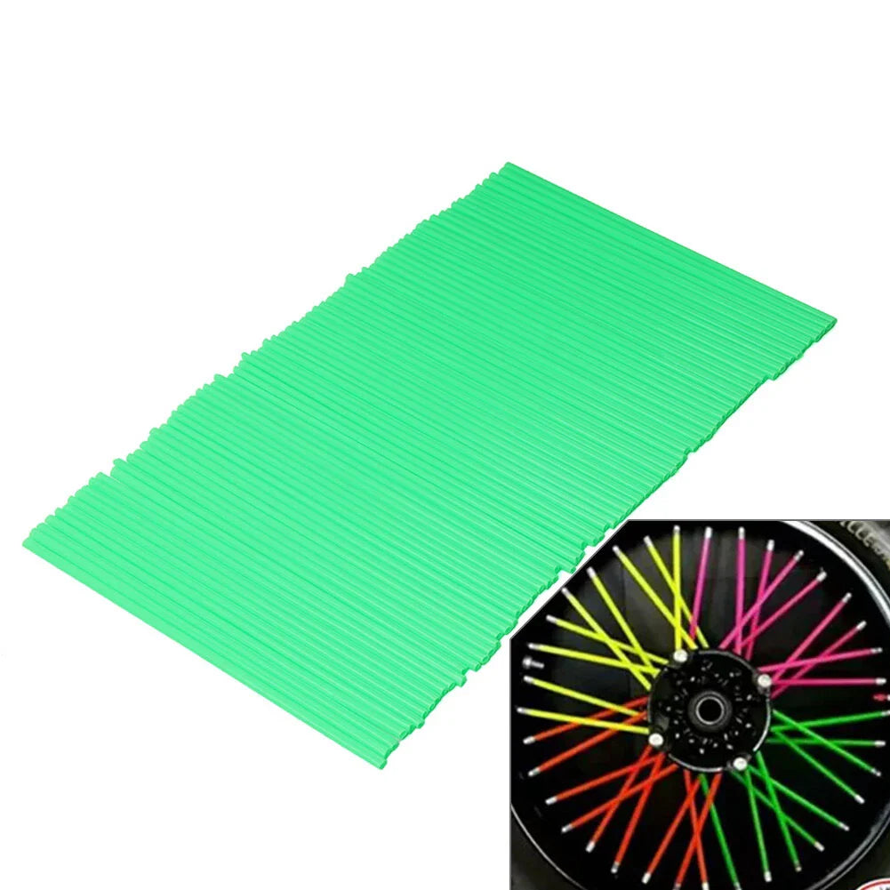 72pcs Green Wheel Rim Guard Wraps for Motocross Dirt Bike