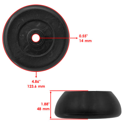 Caltric Mower Deck Wheels Replacement for Jonsered LT13 LT15 LT16 (2000–2010)
