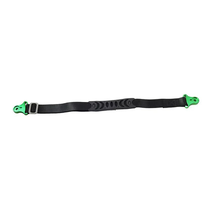 Universal Adjustable Fork Rear Seat Rescue Strap Sling Pull Belt Green