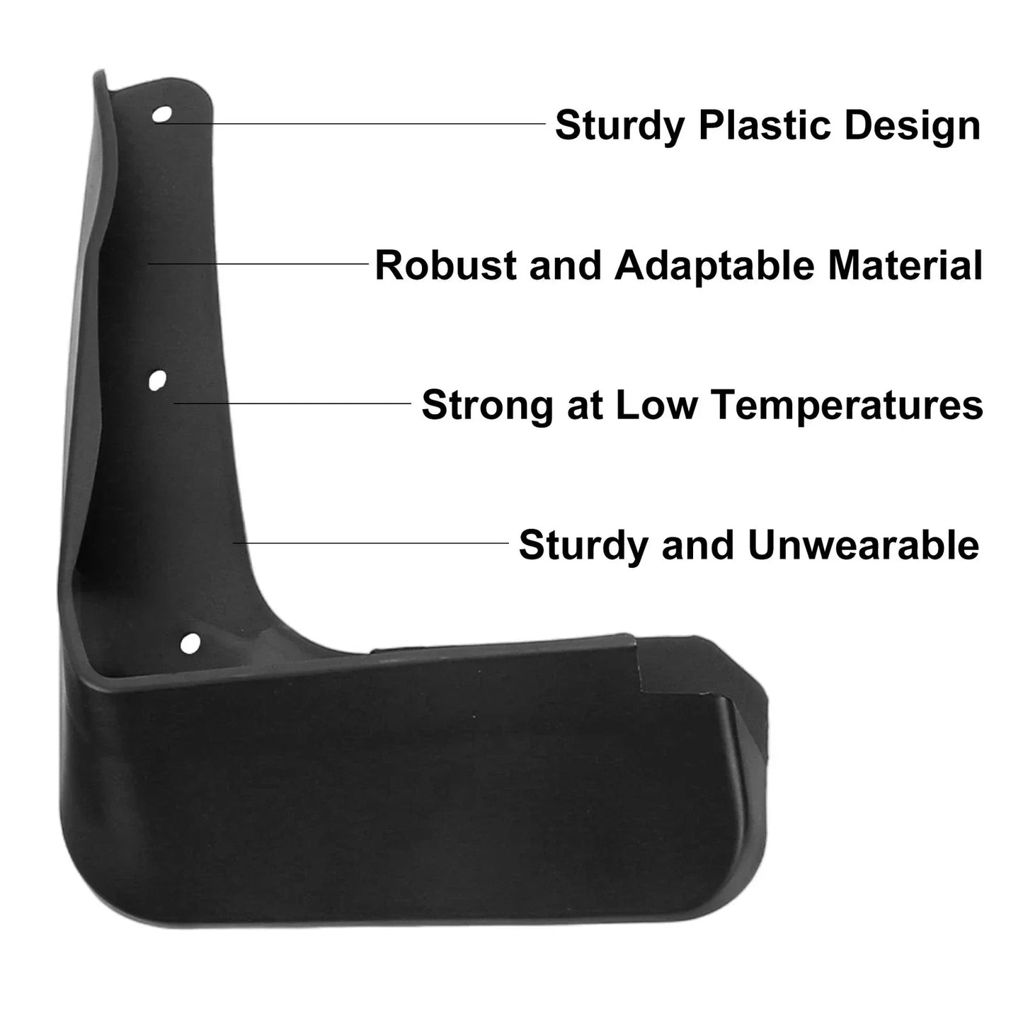 Front & Rear Mud Flap Splash Guards for Hyundai Sonata (2017)