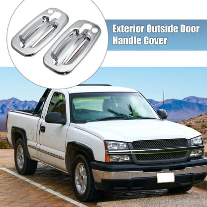 Exterior Door Handle Cover for Chevrolet Tahoe (2000-2006) - 2 x Keyhole