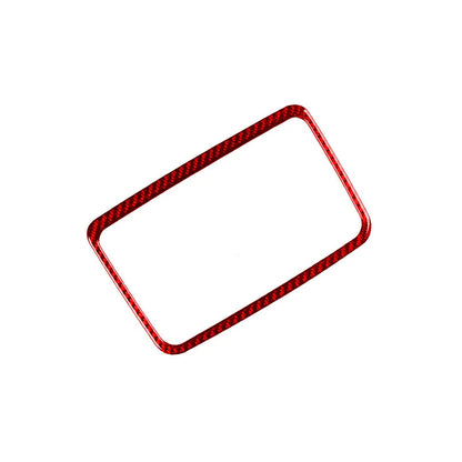 Carbon Fiber Dashboard Storage Box Cover Trim for Ford Ranger (2019-2022)