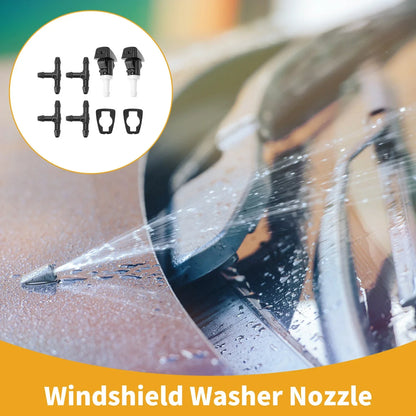 Windshield Washer Nozzle Kit 2 x Gaskets for Dodge Ram (2009-2010)