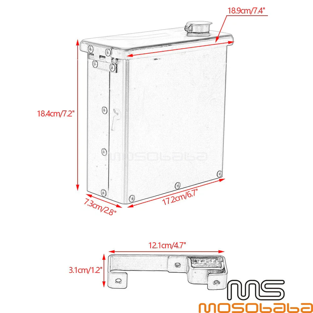 2.3L Right Side Bracket Luggage Storage Tool Box for Harley PAN AMERICA 1250 S