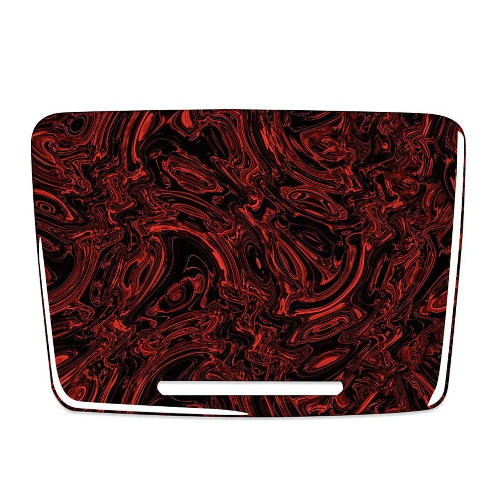 Fire Red Water Cup Holder Panel Cover for Mercedes-Benz C Class (2015-2021)