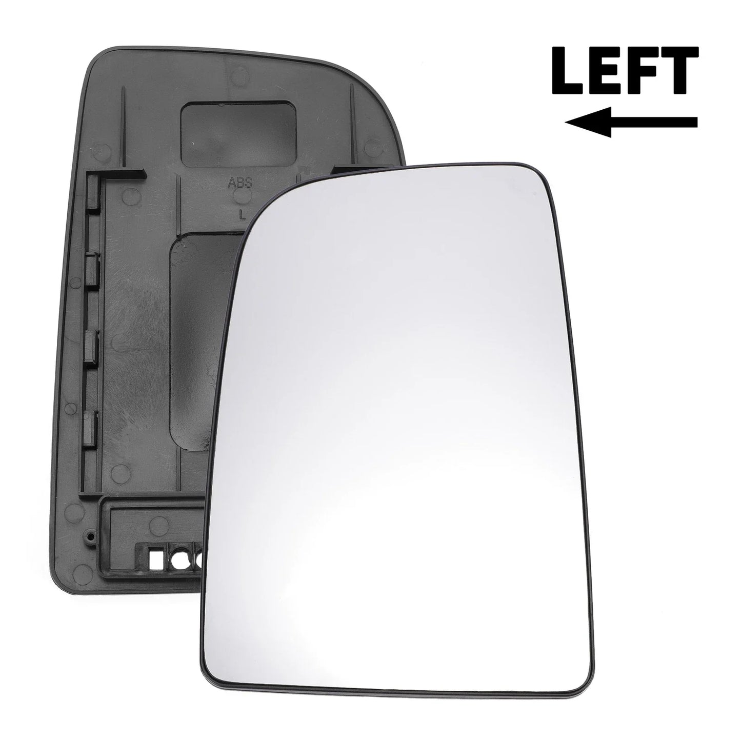 Left Upper White Mirror Glass w/ Back Non-heated for Mercedes Sprinter (2006-2011)