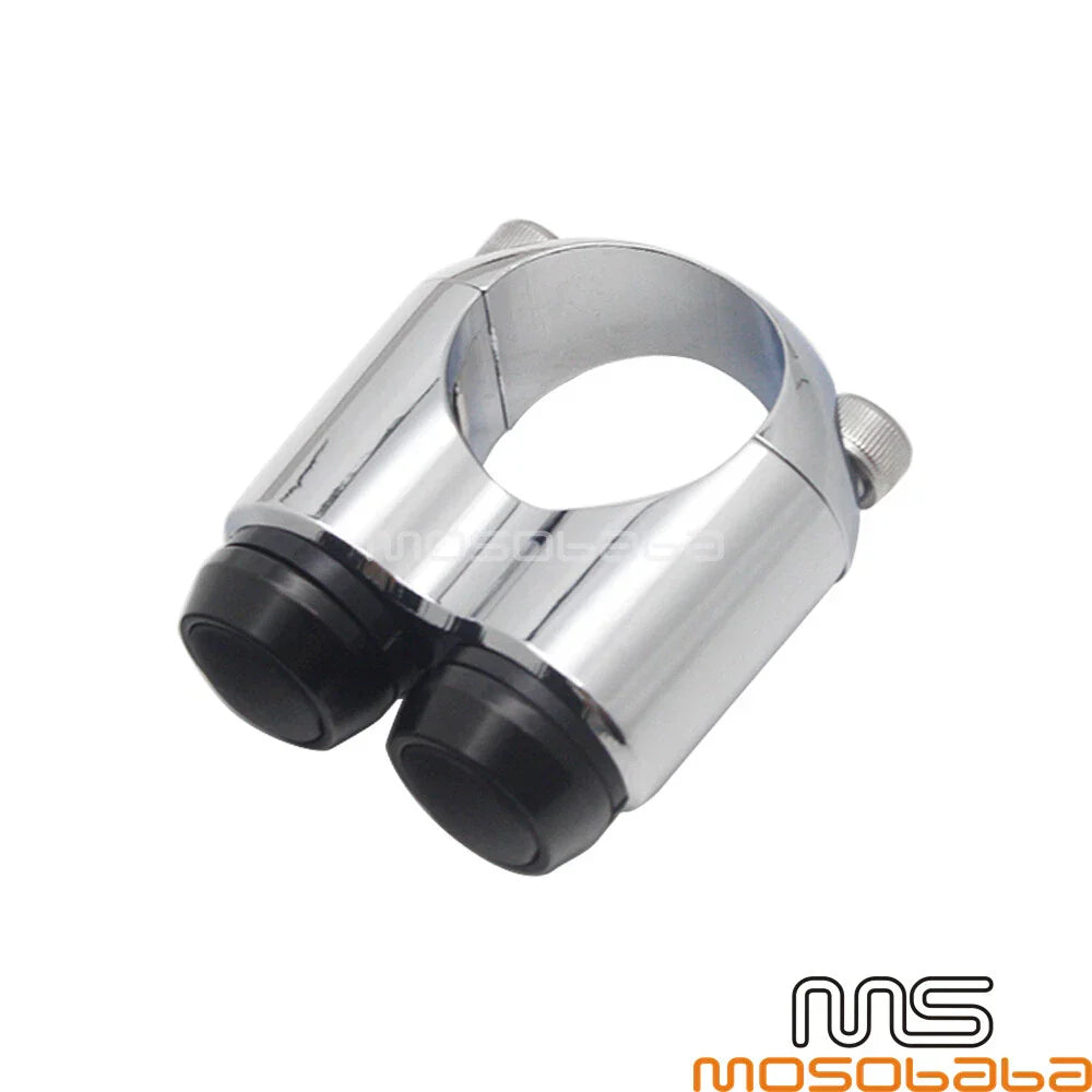 25MM Motorcycle Handlebar Dual Momentary Button Switch for Cafe Racer