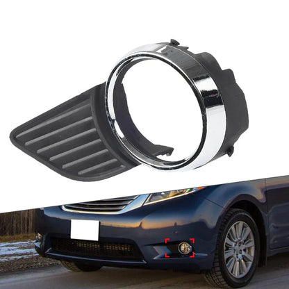 Fog Light Bezel Cover Black Chrome for Toyota Sienna (2011-2017)