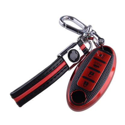 Car Remote Control Keychain Shell for Infiniti Nissan (Fits Various Models)