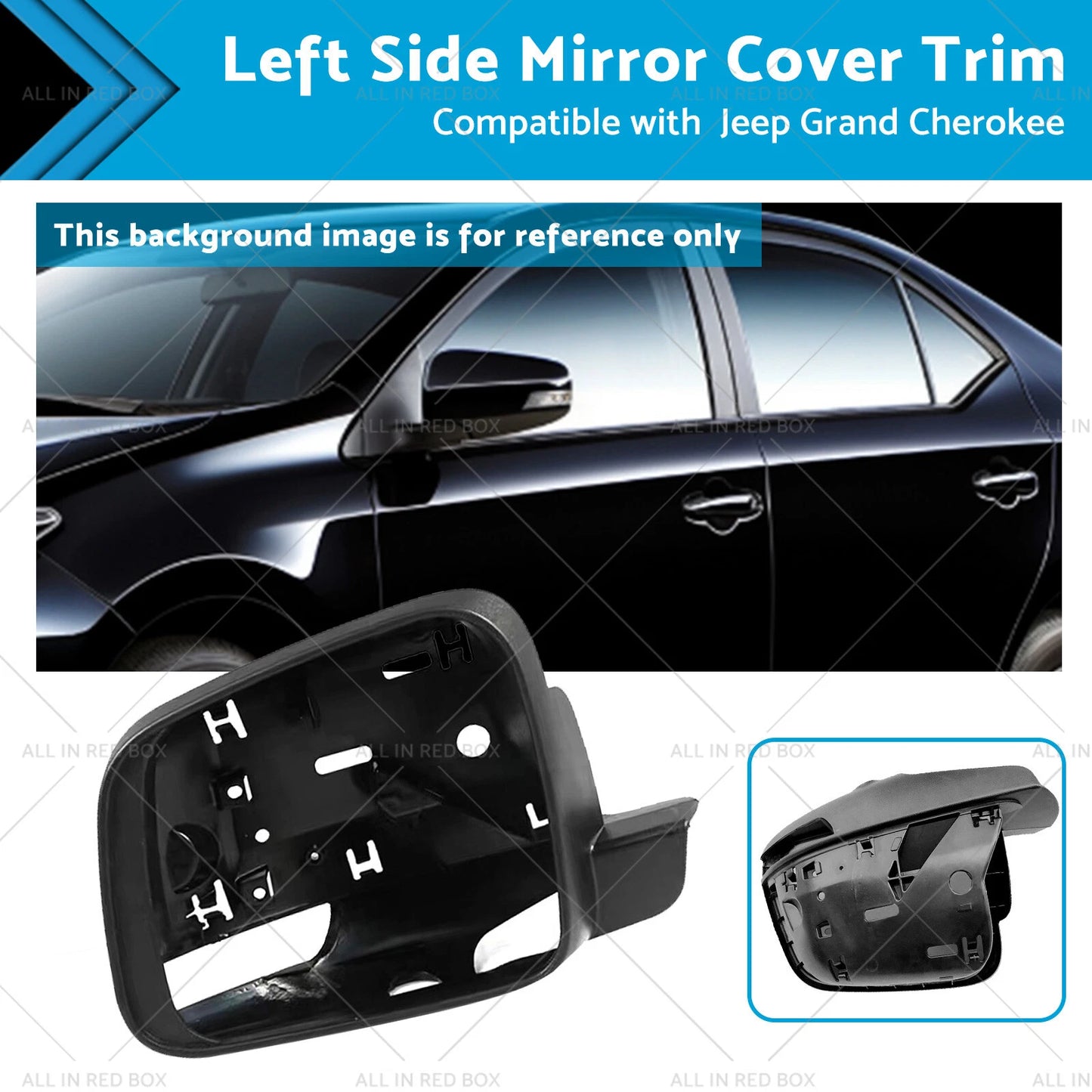 Left Side Mirror Cover Trim for Jeep Grand Cherokee (2010 - Present)