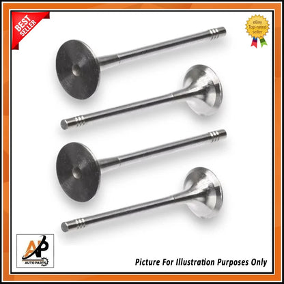 Exhaust Valves Set Diesel Engine 4 Pieces for Citroen 1.6 HDi (2009–2015)