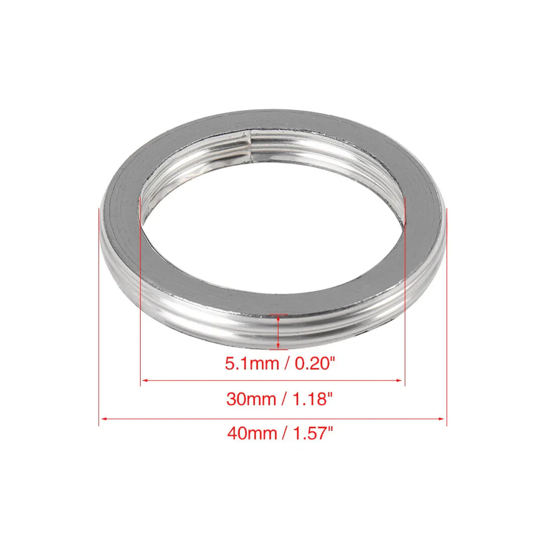 30mm ID 40mm OD Motorcycle Exhaust Muffler Pipe Gaskets for Honda CG125