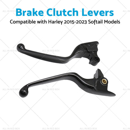 Brake Clutch Levers  for Harley Softail Slim Fat Boy (2015-2023)