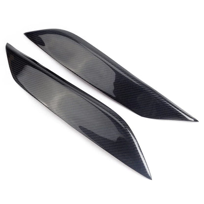 2 x Carbon Fiber Headlight Trims for Nissan 350Z Z33 (2003-2009)