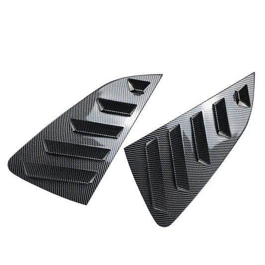 Rear Side Window Louver Vent Trim Covers for VW Polo MK6 (2018 - )