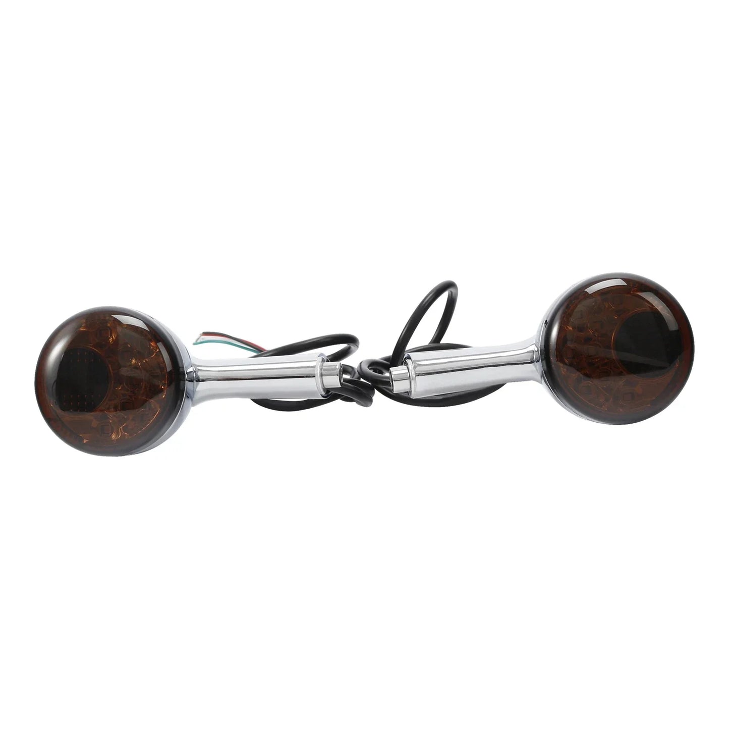 Chrome LED Rear Turn Signal Lights for Harley Sportster 883 XL1200 (1992-Up)