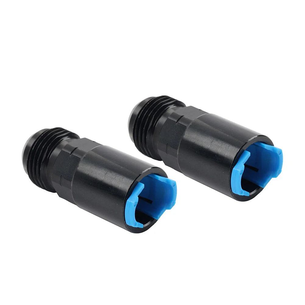 8AN Male to 3/8" Female SAE Quick-Disconnect EFI Fuel Rail Fitting