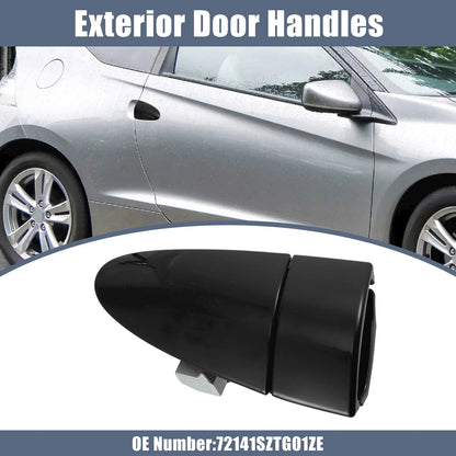 Front Right Exterior Door Handle Black for Honda CR-Z (2011-2016)