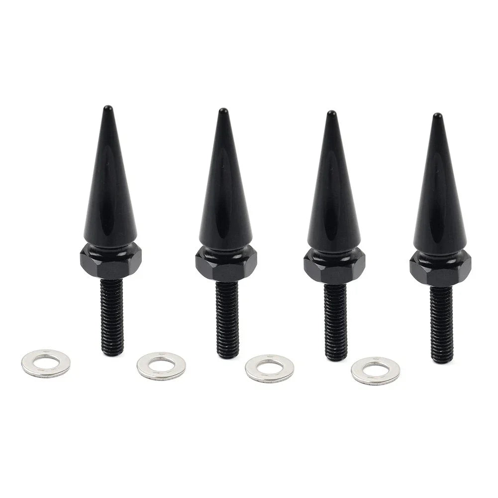 Spike Bolts for Harley Road Glide Windshield 2015-2023 Aluminum Black