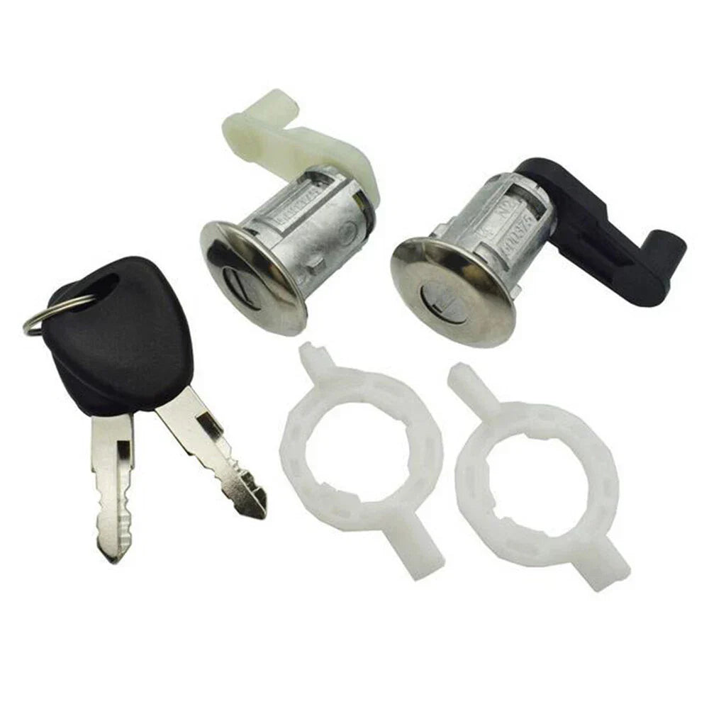 Car Door Lock Barrel Cylinder Kit for Renault Megane Clio 2 (2003-2012)