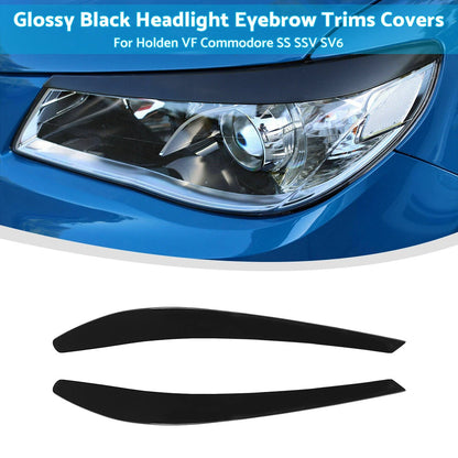 Headlight Eyebrow Eyelid Cover Trim for Holden Commodore VF (2013-2017)