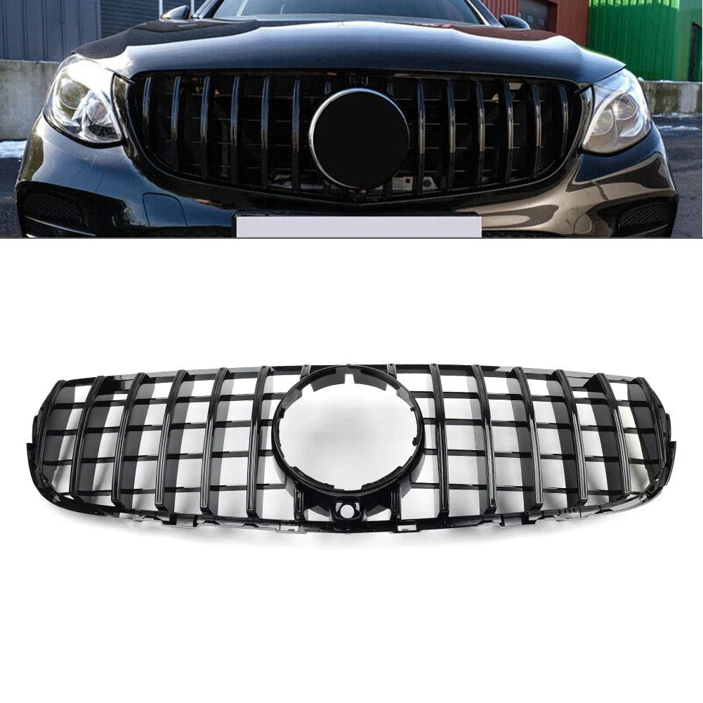 GTR Style Front Bumper Grille for Benz GLC Class W253 X253 (2015-2019)