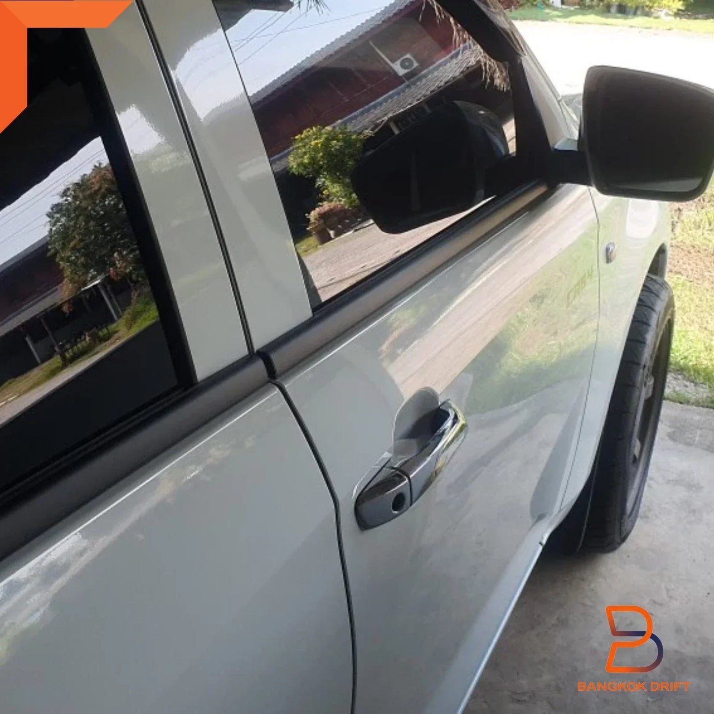Chrome Door Handle Cover Trim for Isuzu D-Max, MU-X, X-Terrain, LS-U (20-23)
