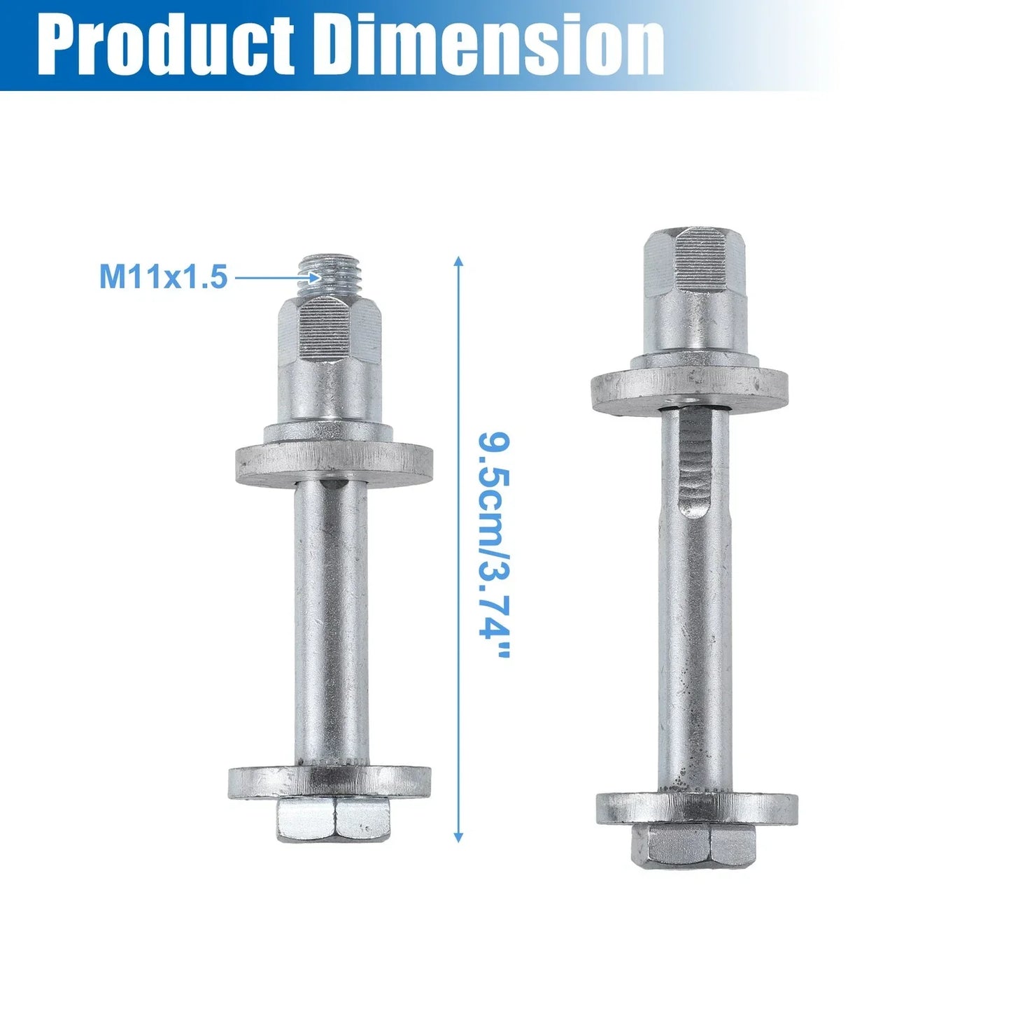 2 x Rear Toe Link Alignment Bolts for Dodge Durango (2011-2023)
