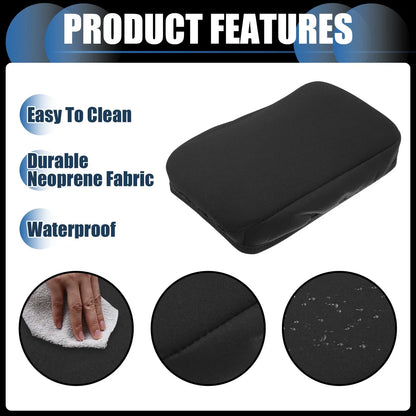 Armrest Protector Cover Pad for Hyundai Kona 2018-2023 Neoprene Black