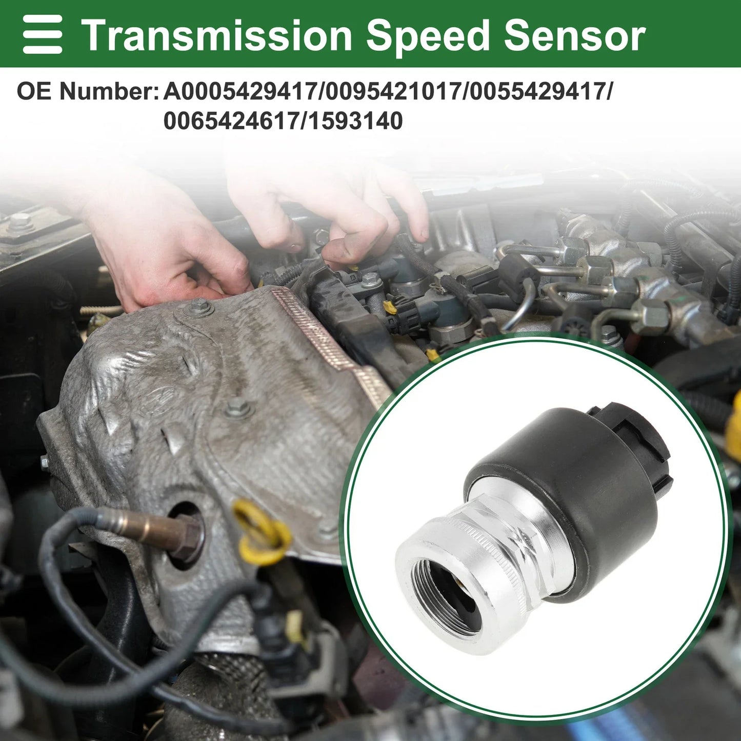 Transmission Speedometer Sensor for Mercedes-Benz (A0005429417)