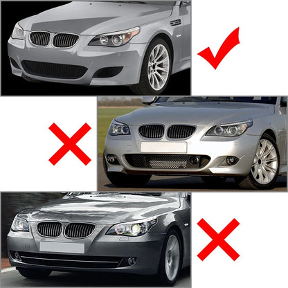 Front Bumper Spoiler Lip Splitter for BMW 5 Series E60 E61 M5 (2005-2010)