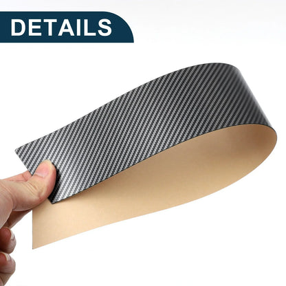 6 Pcs Door Pillar Window Trim for Honda Fit (2009-2012) Carbon Fiber Pattern