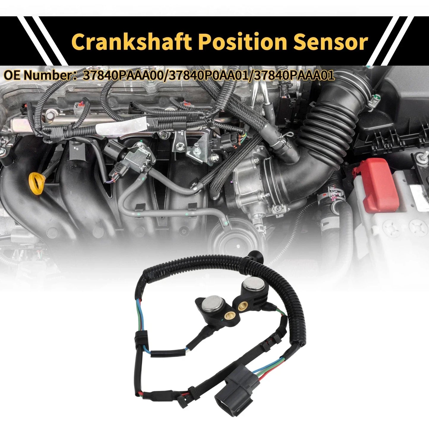 Crankshaft Position Sensor for Honda Accord 2.3 (1996-2002) 1 x Sensor