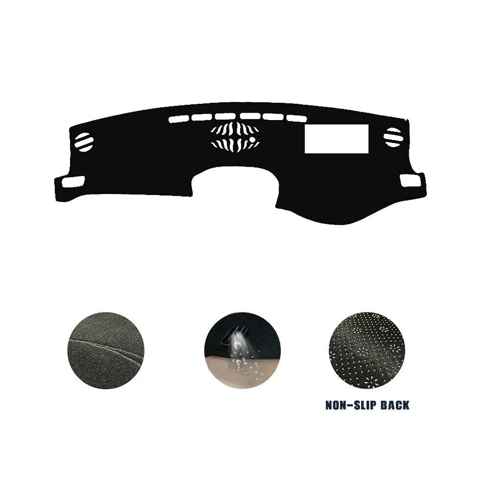 Black Non-Slip Dash Mat for Lexus NX NX200 NX300 (2015-2021) Dashboard Cover